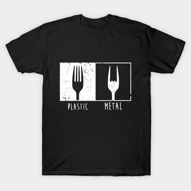 Metal Fork T-Shirt by ManuelDA